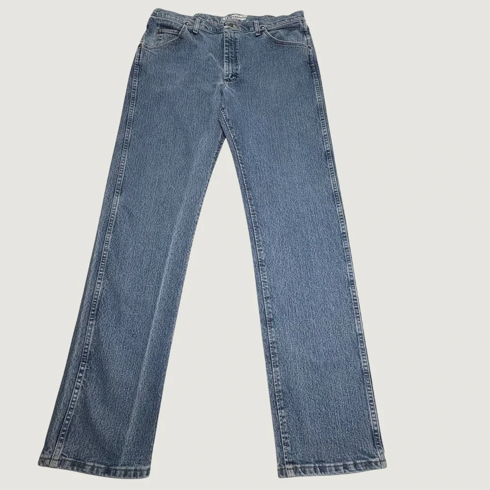 Wrangler 47MWZ Jeans Mens 36x36 Regular Fit Advanced Comfort Western Workwear